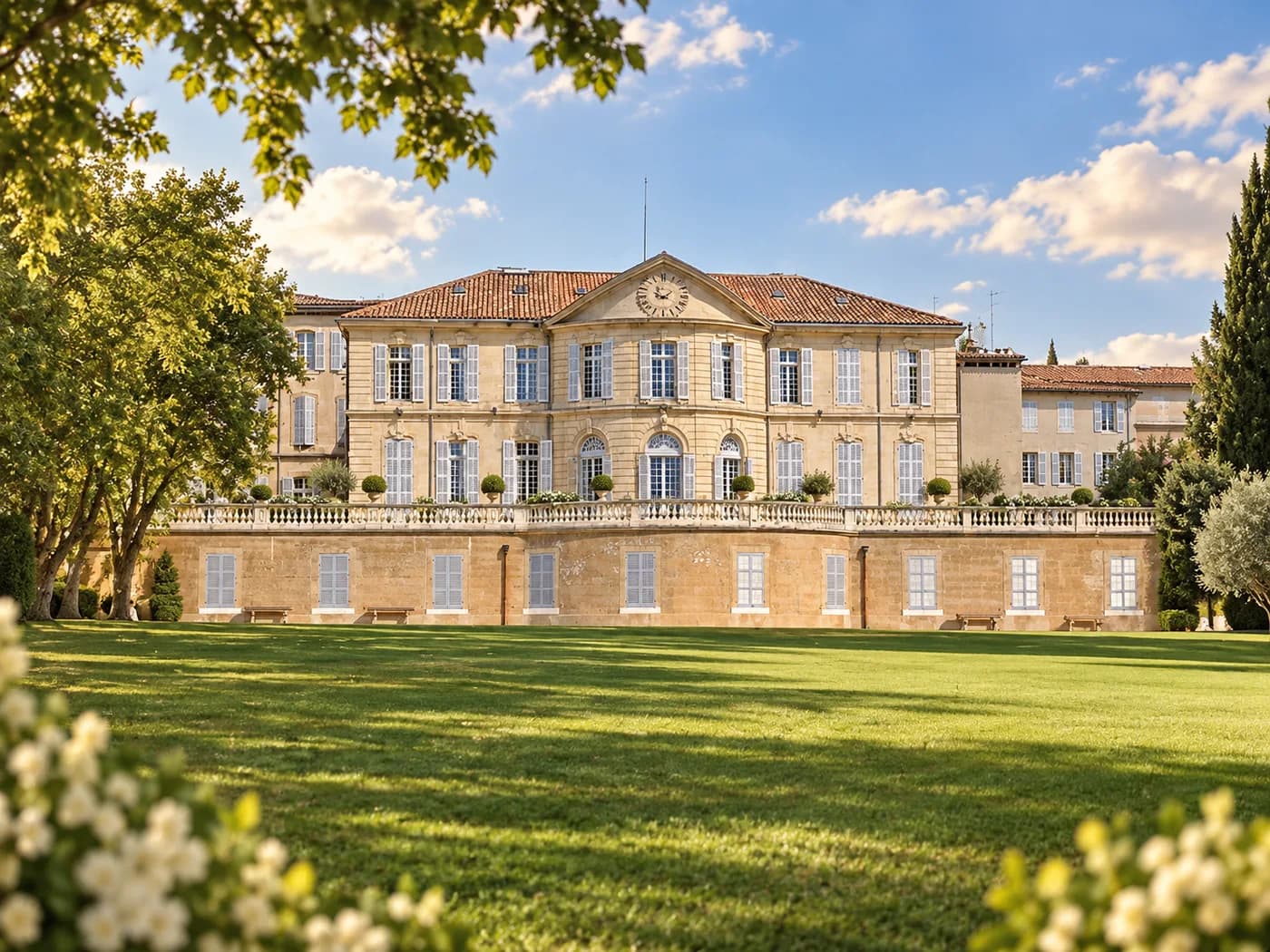 La façade de la Bastide Saint-Joseph, mairie des 13e et 14e arrondissements de Marseille